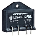 SENSATA/CRYDOM LSE240D12 LSE240D12 Solid State Relay SPST-NO 12 A 280 VAC Through Hole Solder Zero Crossing