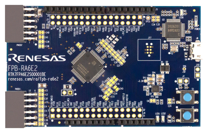 RENESAS RTK7FPA6E2S00001BE Fast Prototyping Board, R7FA6E2BB3CFM, 32bit, ARM Cortex-M33F