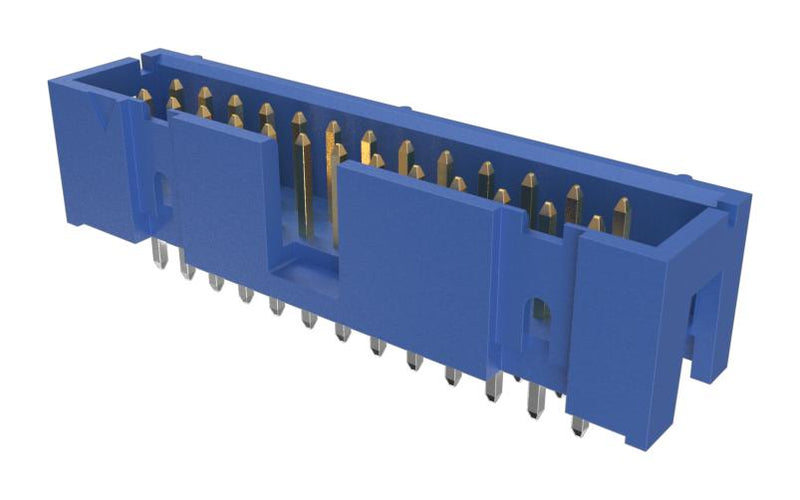 AMPHENOL COMMUNICATIONS SOLUTIONS 75869-305LF Pin Header, Wire-to-Board, 2.54 mm, 2 Rows, 26 Contacts, Through Hole Straight