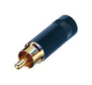 Rean NYS352BG NYS352BG RCA (Phono) Audio / Video Connector 2 Contacts Plug Gold Plated Brass Zinc Body