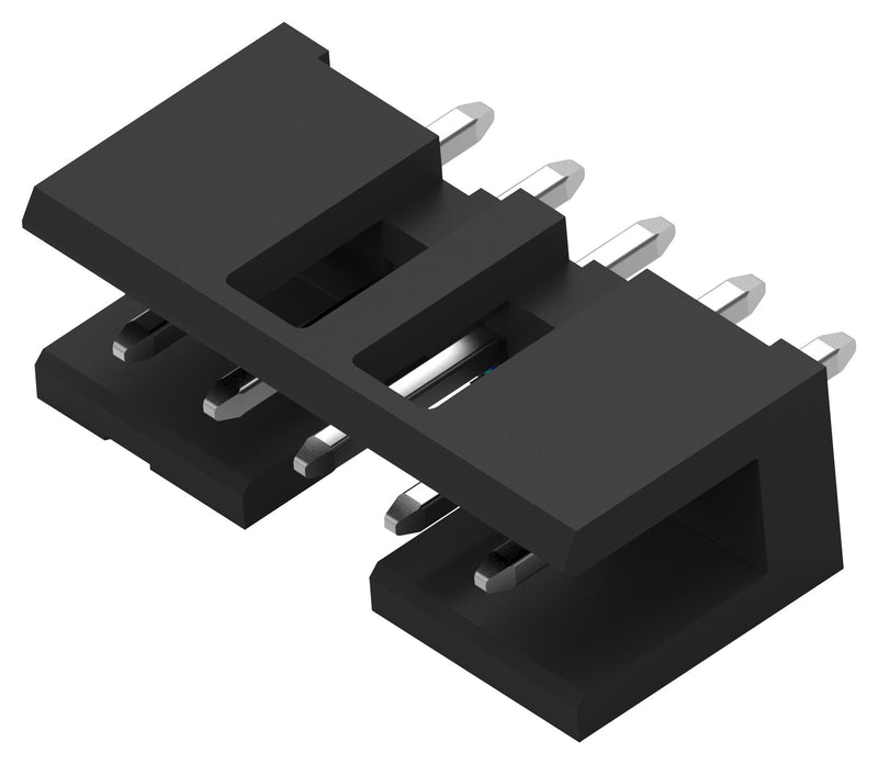 TE CONNECTIVITY 2MM-HSD-S10-VT-02-H-TB Pin Header, Board-to-Board, 2 mm, 1 Rows, 10 Contacts, Through Hole Straight, 2MM-HSD Series