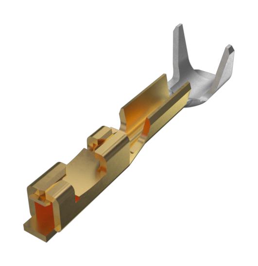 AMPHENOL COMMUNICATIONS SOLUTIONS 48045-000LF Contact, FCI Mini PV Series, Socket, Crimp, 28 AWG, Gold Plated Contacts