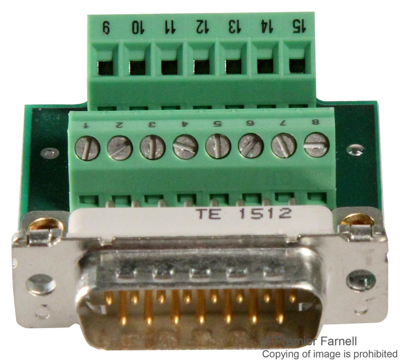 Phoenix Contact SUBCON 15/M-SH SUBCON 15/M-SH D Sub Connector Subcon Standard Plug 15 Contacts DA Screw