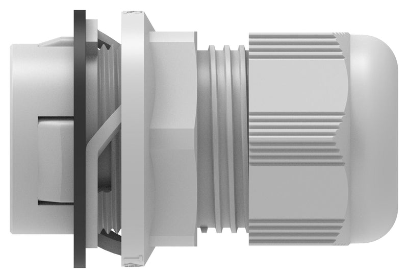 ENTRELEC - TE CONNECTIVITY 1SNG622025R0000 Cable Gland, 11 mm, 21 mm, Nylon 6 (Polyamide 6), Light Grey