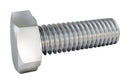 TR FASTENINGS TR00002961-000 Hex Bolt, M10, Hex, 18 mm, 24.4 mm, Stainless Steel A2