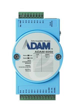 ADVANTECH ADAM-6050-D1 I/O MODULE, DIGITAL, 12 I/P, 6 O/P, 0.1A