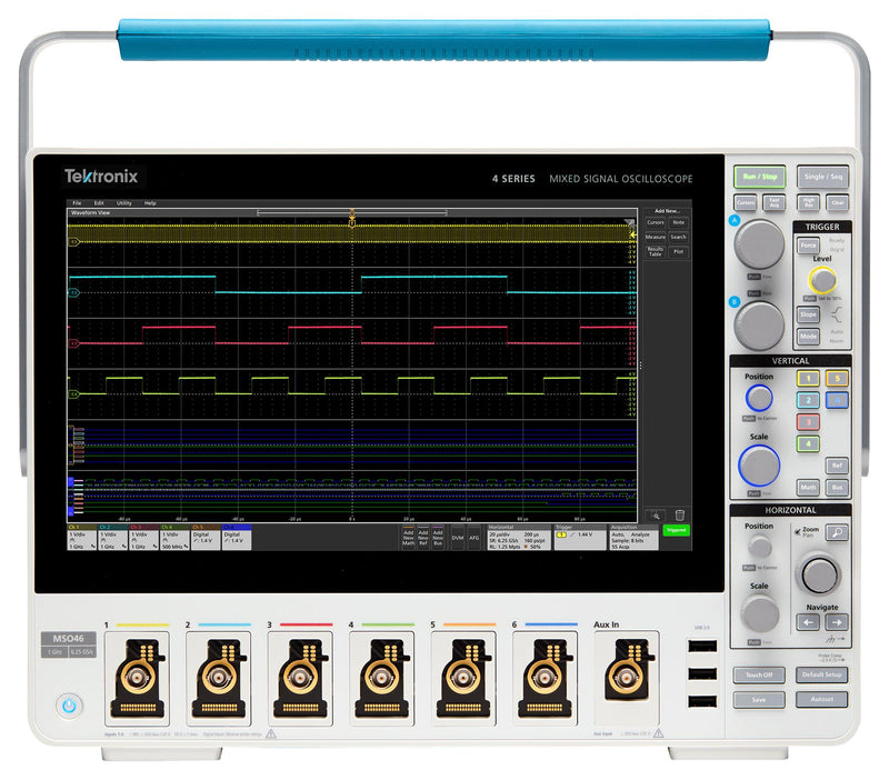 Tektronix MSO46 4-BW-350 MSO46 4-BW-350 MSO / MDO Oscilloscope 4 Series 6 Analogue 48 Digital 350 MHz 6.25 Gsps