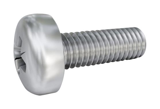 TR Fastenings TR00009670-000 TR00009670-000 Machine Screw M4 5 mm Stainless Steel A2 Pan Head Pozidriv New