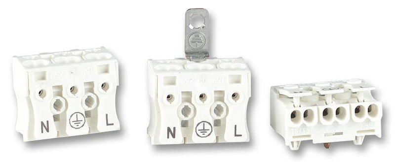 Metway Electrical Industries 98001RZ03SKB 98001RZ03SKB Panel Mount Barrier Terminal Block 1 Row 3 Ways 10 mm 24 A