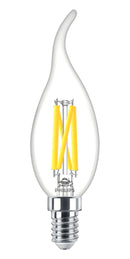 PHILIPS LIGHTING 9.29003E+11 LED Light Bulb, Clear Bent Tip, E14 / SES, Warm White, 2700 K, Dimmable GTIN UPC EAN: 8719514449497