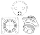 AMPHENOL AEROSPACE HV00RF25-56P MIL SPEC CIR CONN, RCPT, 25-56, WALL MNT