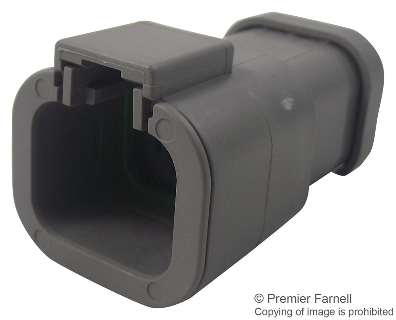 Deutsch - TE Connectivity DTP04-4P-E003 DTP04-4P-E003 Automotive Connector Housing IP68 DTP Receptacle 4 Ways Series Pin Contacts