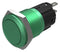 EAO 82-4851.1000 Vandal Resistant Switch, 82 Series, 16 mm, SPDT, Momentary, Round Flat Flush, Green