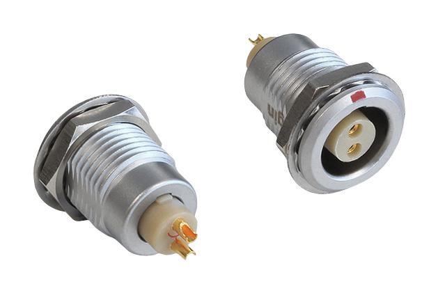 BULGIN LIMITED PPCEGG1B04CLL Circular Connector, Push Pull X Series, Panel Mount Receptacle, 4 Contacts, Solder Socket