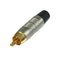 Rean RF2C-AU-0 RF2C-AU-0 RCA (Phono) Audio / Video Connector 2 Contacts Plug Gold Plated Brass Zinc Body