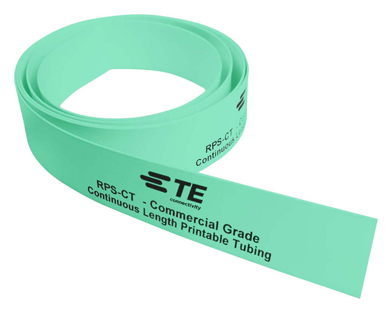 RAYCHEM - TE CONNECTIVITY HT-CT-50M-1-OUT-5 Heat Shrink Tubing, 2:1, 1 ", 25.4 mm, Green, 164 ft, 50 m