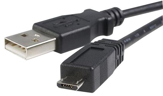 STARTECH UUSBHAUB50CM USB Cable, Type A Plug to Micro Type B Plug, 0.5 m, 19.7 ", USB 2.0, Black GTIN UPC EAN: 0065030846394