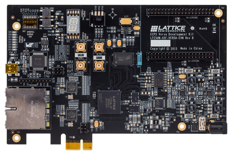 Lattice Semiconductor LFE5UM-45F-VERSA-EVN LFE5UM-45F-VERSA-EVN Development Board ECP5 Versa Fpga