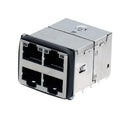 TRP CONNECTOR/BEL 2250539-1 2250539-1 Modular Connector RJ45 Jack 2 x (Stacked) 8P8C Through Hole Mount New