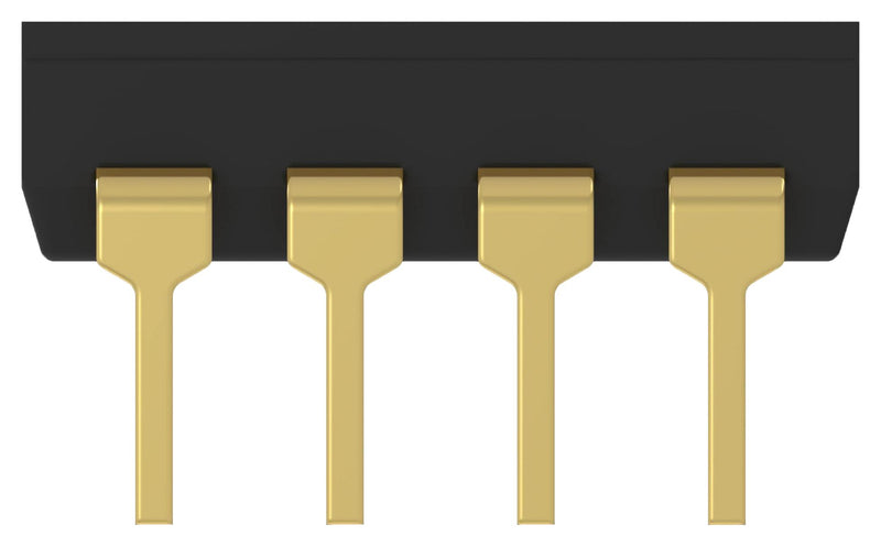ALCOSWITCH - TE CONNECTIVITY ADFN04TTU04 DIP SW, 4CKT, SPST, 0.025A, 24VDC, TH