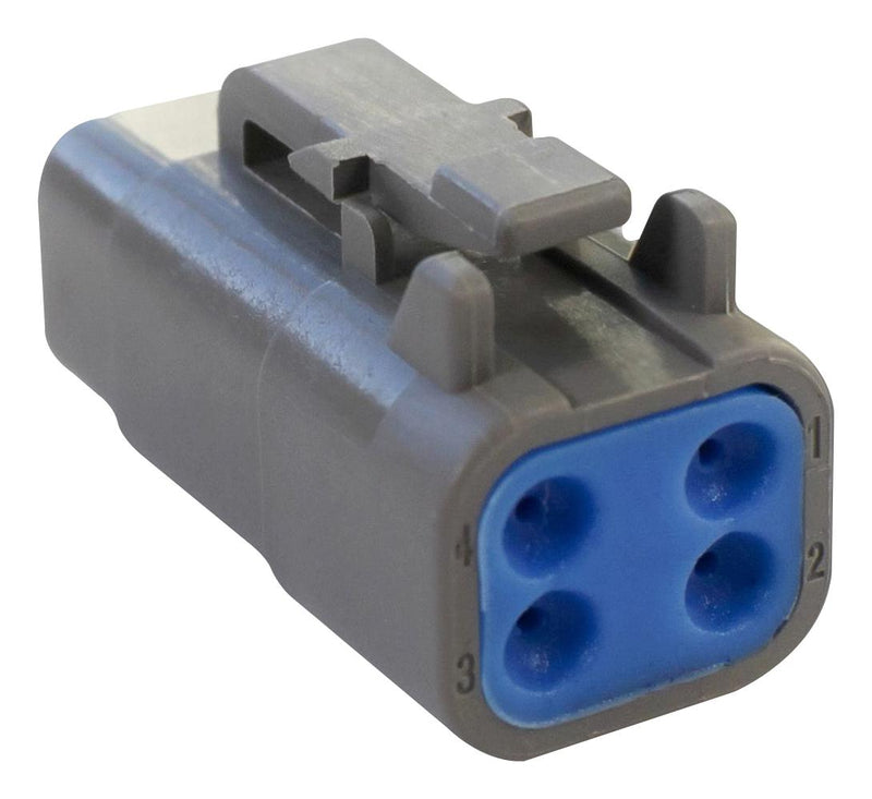 BULGIN LIMITED PX0010S04GY Automotive Connector Housing, PX00 Series, Plug, 4 Ways