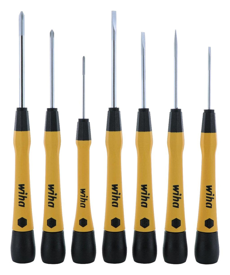 WIHA 27392 ESD SAFE SCREWDRIVER SET, 7PC