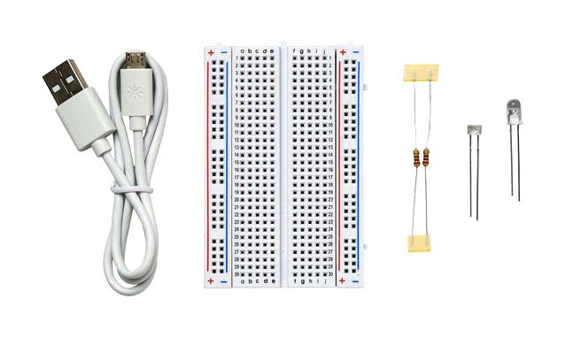 PARTICLE BRN404XKIT Starter Kit, nRF52840, Wireless Connectivity, Bluetooth Low Energy, Antenna, USB Cable