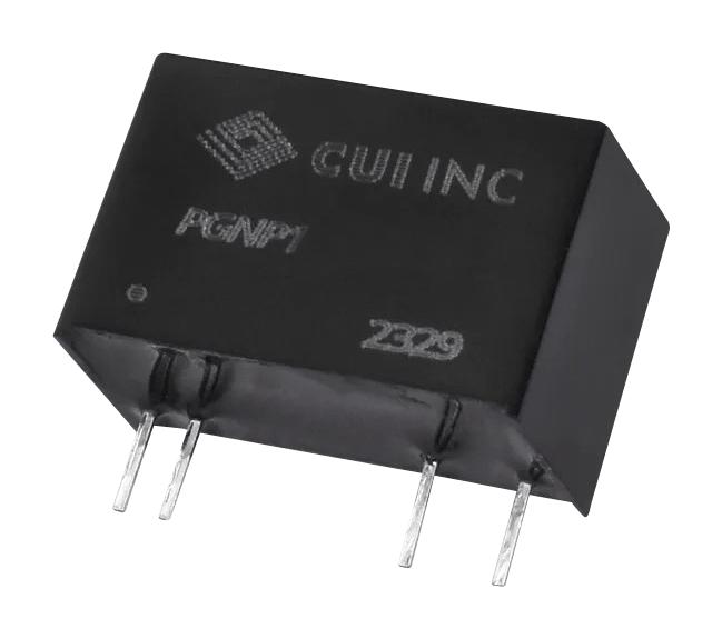 CUI PGNP1-S24-D12-S Isolated Through Hole DC/DC Converter, ITE & Medical, 1:1, 1 W, 2 Output, 12 V, 42 mA