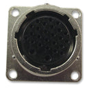 HIROSE(HRS) JRC21BRA-26S Circular Connector, JR Series, Panel Mount Receptacle, 26 Contacts, Solder Socket 114-0270-6-00