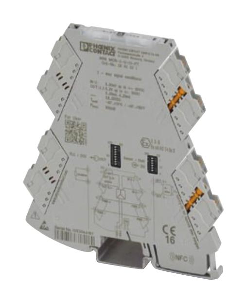 PHOENIX CONTACT 2902021 Signal Converter, Voltage, Current, Voltage, 1 Channels, 24 VDC MINI MCR-2-U-UI-PT