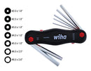 WIHA 35195 HEX KEY SET, FOLD-OUT, 7PC