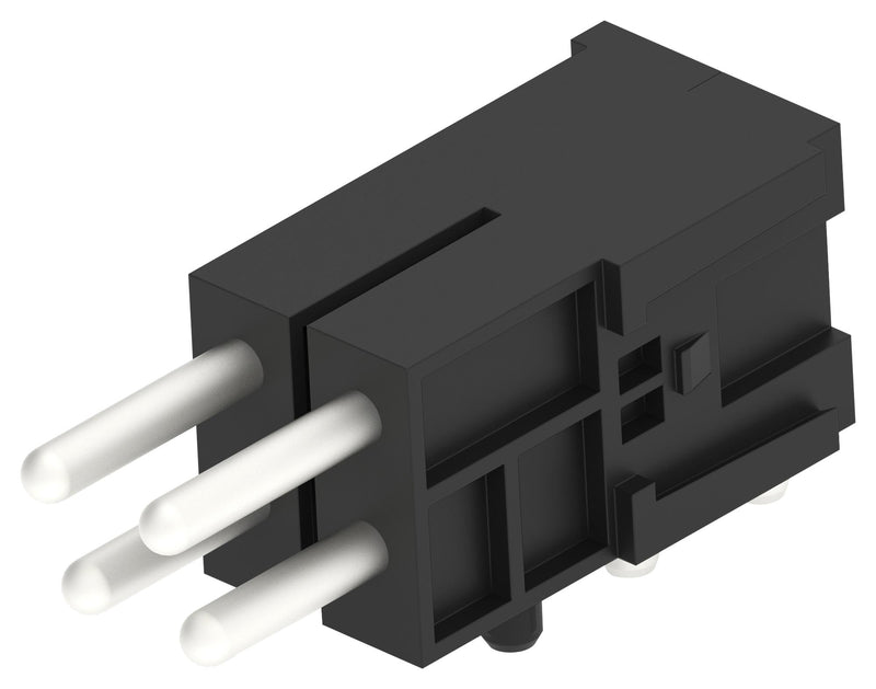 TE Connectivity 2379341-1 2379341-1 Rectangular Power Connector Backplane 4 Contacts Iccon Slim Series PCB Mount