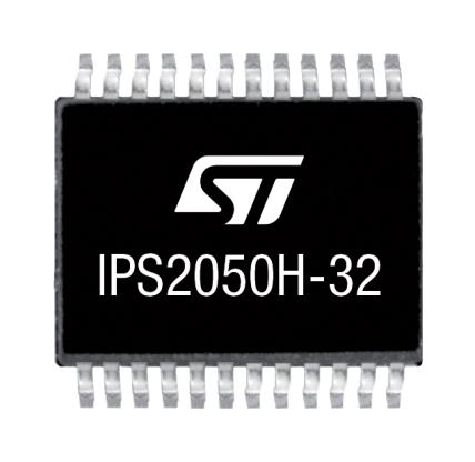 Stmicroelectronics IPS2050HTR-32 IPS2050HTR-32 Power Load Distribution Switch Dual High Side 1 Output 60 V 8 A 0.025 ohm PowerSSO-EP-24