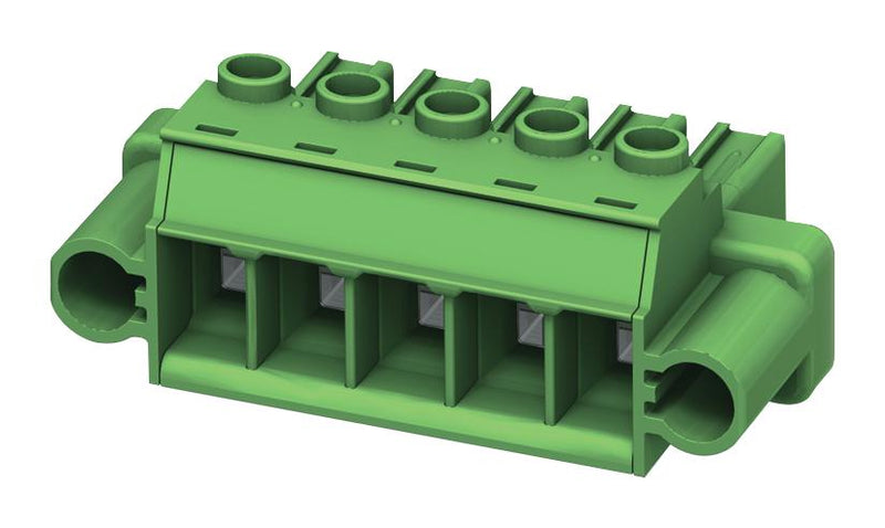 Phoenix Contact PC 5/ 6-STF1-762 PC 6-STF1-762 Pluggable Terminal Block Flange 7.62 mm 6 Ways 24AWG to 8AWG mm&Acirc;&sup2; Screw 41 A