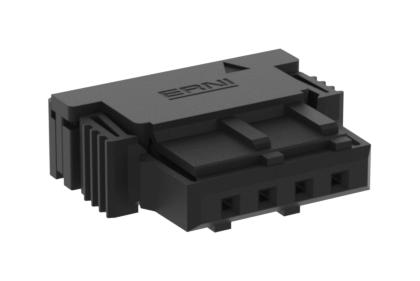 Erni - TE Connectivity 384453-E. 384453-E. Connector Housing Rcpt 4POS 2.54MM