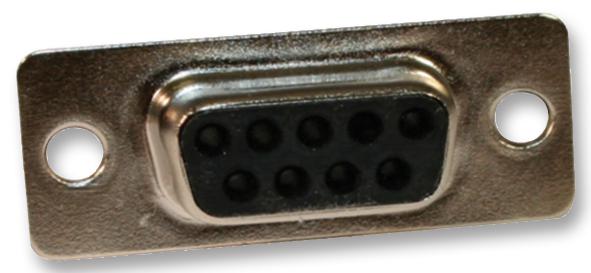 NORCOMP 180-015-273L030 D Sub Connector Housing, 15 Ways, High Density D Sub, DE, 180 Series, Receptacle, Steel Body