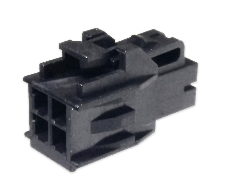 Multicomp PRO MP-5550-04-BK MP-5550-04-BK Connector Housing Black MP WTB 2.5MM Receptacle 4 Ways 2.5 mm