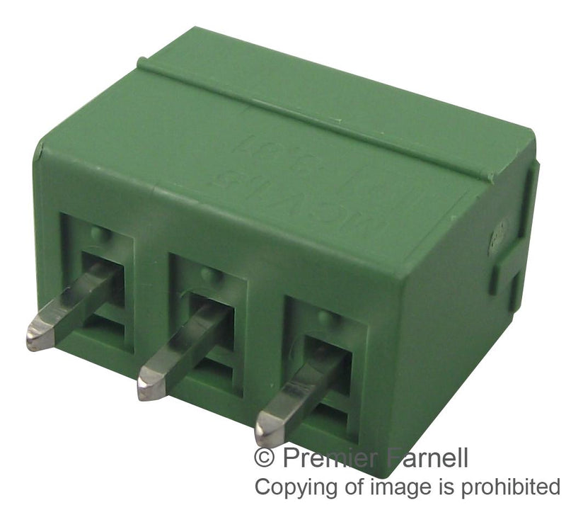 PHOENIX CONTACT 1803439 Terminal Block, Header, 3.81 mm, 3 Ways, 8 A, 160 V, Through Hole Vertical GTIN UPC EAN: 4017918045746 MCV 1,5/ 3-G-3,81