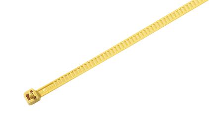 HELLERMANNTYTON 115-00004 Cable Tie, Nylon 6.6 (Polyamide 6.6), Yellow, 196 mm, 4.8 mm, 50 mm, 245 N