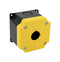 Idec YB1W-111Y YB1W-111Y Control Box 1 Hole Plastic Yellow IP65 22 mm Cutout Dia 76 W x 59.5 D YB Series New