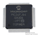 Microchip PIC24FJ64GA306-I/PT PIC24FJ64GA306-I/PT 16 Bit Microcontroller General Purpose PIC24 Family PIC24FJ GA Series Microcontrollers