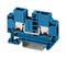 PHOENIX CONTACT 1329494 DIN Rail Mount Terminal Block, 2 Ways, 20 AWG, 8 AWG, 6 mm&sup2;, Push-X, 41 A