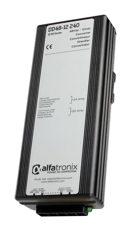 ALFATRONIX DD 48-12 240 Non Isolated POL DC/DC Converter, 1 Output, 240 W, 12 V, 20 A, Fixed