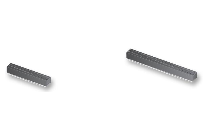 Samtec CLM-133-02-L-D CLM-133-02-L-D PCB Receptacle Board-to-Board 1 mm 2 Rows 66 Contacts Surface Mount Tiger Claw CLM