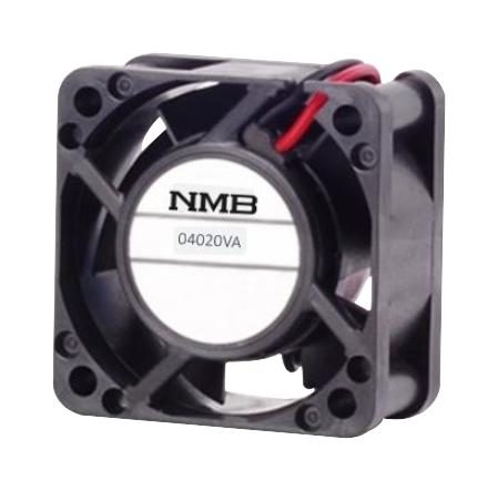 NMB TECHNOLOGIES 04020VA-24M-AA-00 DC Axial Fan, 24 V, Square, 40 mm, 20 mm, Ball Bearing, 8.8 CFM