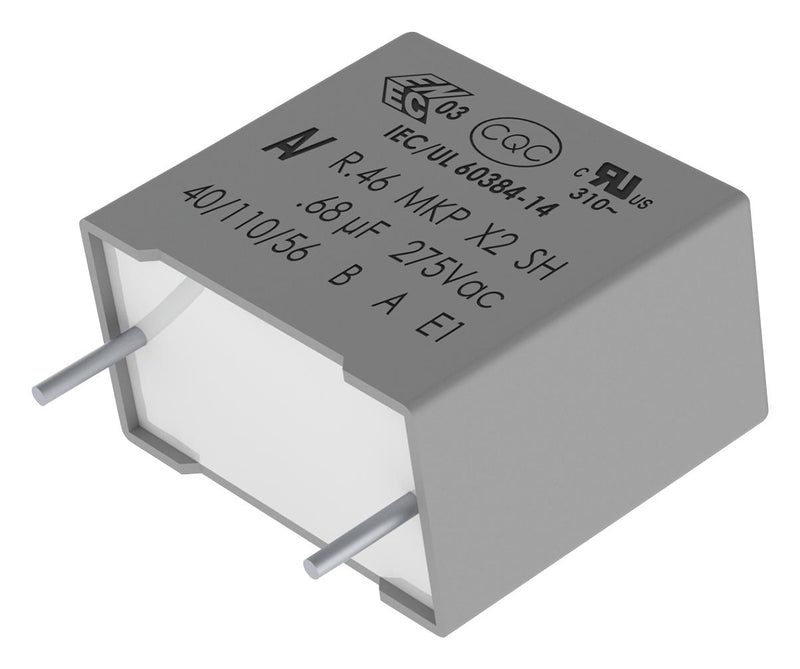 Kemet R46KR422000M1M R46KR422000M1M Safety Capacitor Metallized PP Radial Box - 2 Pin 2.2 &Acirc;&micro;F &plusmn; 20% X2 Through Hole