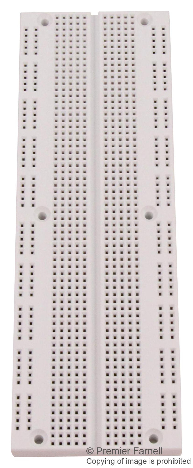 GLOBAL SPECIALTIES UBS-100 Breadboard, Solderless, Mold-In Bus Strips, Plastic, 10mm, 165mm x 56mm