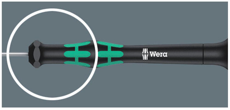 Wera 05118066001 05118066001 Screwdriver Hexagon Kraftform Series 1.5 mm Tip 157 Overall Length