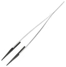 IDEAL-TEK 00 CF SA Tweezer, Precision, 130 mm, Stainless Steel Body, Carbon Fibre Tip 7.64014E+12