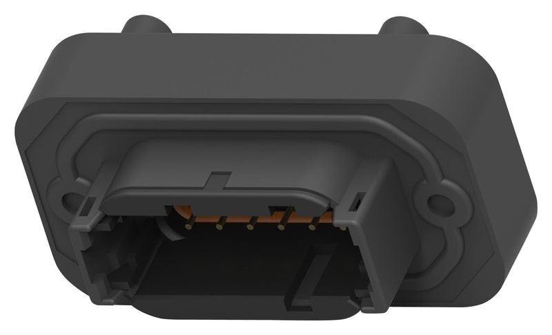 Deutsch - TE Connectivity DTM15-12PA DTM15-12PA Automotive Connector DTM Series Straight Receptacle 12 Contacts PCB Pin Plastic Body